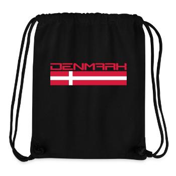 Denmark Logo Design - Stanley/Stella Recycled Gym Bag - black - Front