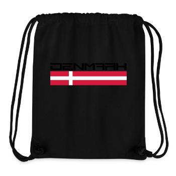 Denmark Logo Design - Stanley/Stella Recycled Gym Bag - black - Front