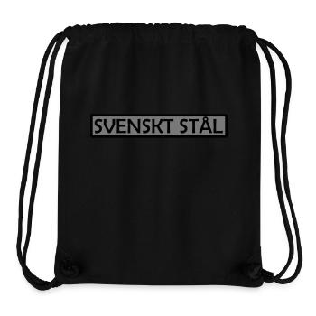 Swedish steel - Stanley/Stella Recycled Gym Bag - black - Front