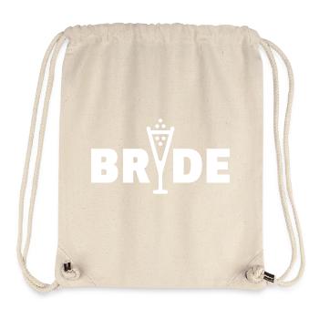 Bride Bubbly (Hen Night Bachelorette Party White) - Stanley/Stella Recycled Gym Bag - natural - Front