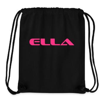 Ella Name Gift - Stanley/Stella Recycled Gym Bag - black - Front