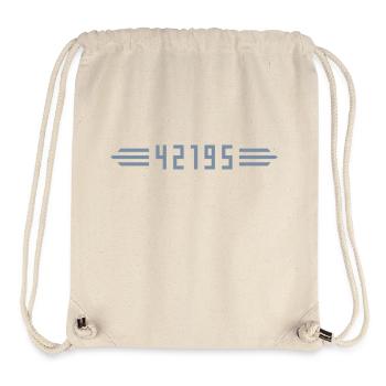 Marathon 42195 Meter - Stanley/Stella recycelter Gym Bag - Naturweiß - Vorne