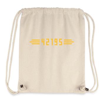 Marathon 42195 Meter - Stanley/Stella recycelter Gym Bag - Naturweiß - Vorne