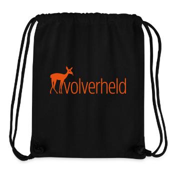 REHvolverheld - Stanley/Stella recycelter Gym Bag - Schwarz - Vorne