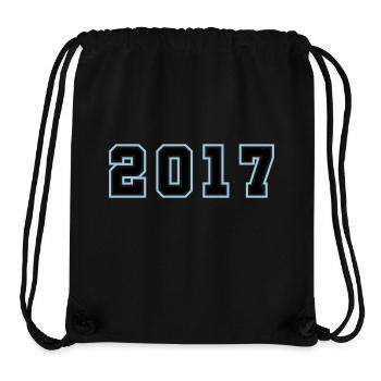 2017 Year Birthday - Stanley/Stella Recycled Gym Bag - black - Front
