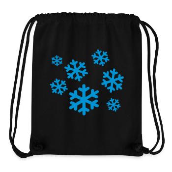 Snow - Stanley/Stella Recycled Gym Bag - black - Front
