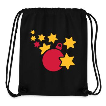Christmas - Stanley/Stella Recycled Gym Bag - black - Front