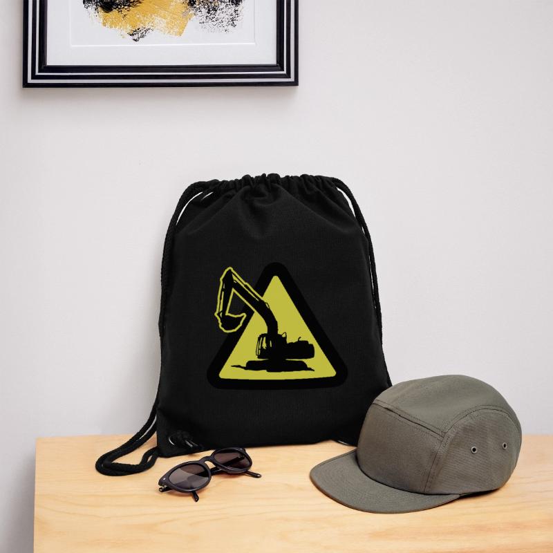 bauarbeiten_mit_bagger_2c Stanley/Stella recycelter Gym Bag