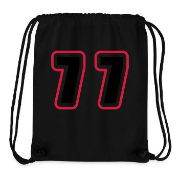 77 Number College - Stanley/Stella Recycled Gym Bag - black - Front