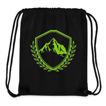 Coat of arms mountains - Stanley/Stella Recycled Gym Bag - black - Front