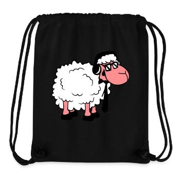 mouton lunettes de soleil cravate musique DJ casque Fun - Sac à cordon recyclé Stanley/Stella - noir - Devant