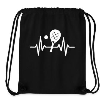 Padel Heart Beat - Stanley/Stella Recycled Gym Bag - black - Front