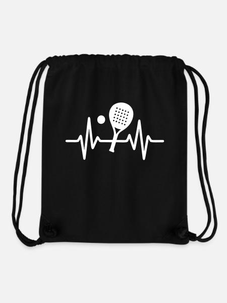 Padel Heart Beat - Stanley/Stella Recycled Gym Bag - black