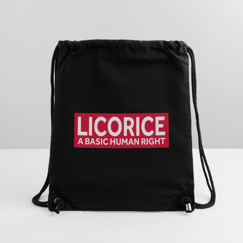 LICORICE - A BASIC HUMAN RIGHT Stanley/Stella recycelter Gym Bag