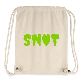 SNOT LOVE - Stanley/Stella Recycled Gym Bag - natural - Front
