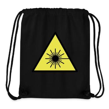 laser - Stanley/Stella recycelter Gym Bag - Schwarz - Vorne