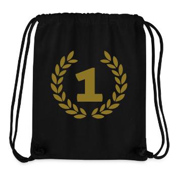 1 - Stanley/Stella Recycled Gym Bag - black - Front