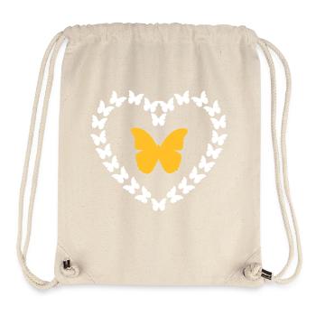 Butterflies In The Stomach - Stanley/Stella Recycled Gym Bag - natural - Front