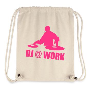 DJ @ Work - Stanley/Stella recycelter Gym Bag - Naturweiß - Vorne