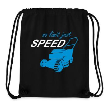 Rasenmäher No Limit speed Gärtner Platzwart Garten - Stanley/Stella recycelter Gym Bag - Schwarz - Vorne