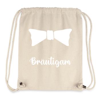 Fliege Bräutigam - Stanley/Stella recycelter Gym Bag - Naturweiß - Vorne