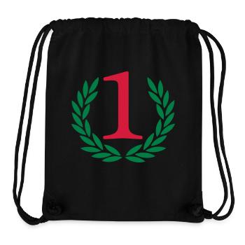 Sieger - Gewinner - Stanley/Stella recycelter Gym Bag - Schwarz - Vorne