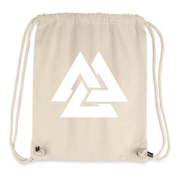 Valknut - Stanley/Stella recycelter Gym Bag - Naturweiß - Vorne