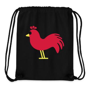 hahn - Stanley/Stella recycelter Gym Bag - Schwarz - Vorne
