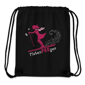 Ski FEE-ger - Stanley/Stella Recycled Gym Bag - black - Front