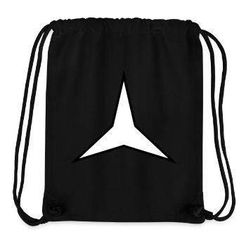 stern 3 zacken 2 farbig - Stanley/Stella recycelter Gym Bag - Schwarz - Vorne