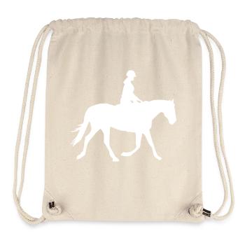 Rider Horse - Stanley/Stella Recycled Gym Bag - natural - Front