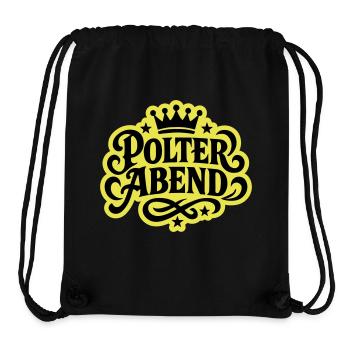 Polter Abend - Stanley/Stella recycelter Gym Bag - Schwarz - Vorne