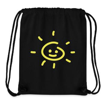 Kleine Sonne - Stanley/Stella recycelter Gym Bag - Schwarz - Vorne