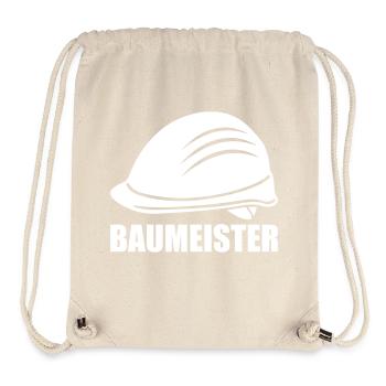 baumeister_1c - Stanley/Stella recycelter Gym Bag - Naturweiß - Vorne