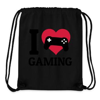 I love gaming - Stanley/Stella Recycled Gym Bag - black - Front