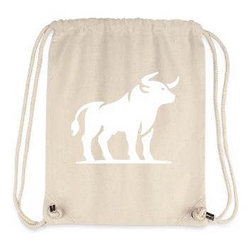 stier tier - Stanley/Stella recycelter Gym Bag - Naturweiß - Vorne