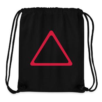 Warning - Stanley/Stella Recycled Gym Bag - black - Front