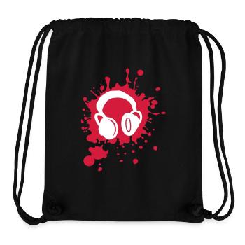 headphones - Stanley/Stella Recycled Gym Bag - black - Front