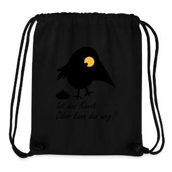 Ist das Kunst - Stanley/Stella recycelter Gym Bag - Schwarz - Vorne