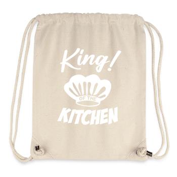 King of The Kitchen Chef - Stanley/Stella Recycled Gym Bag - natural - Front