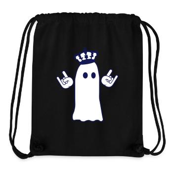 Süßer Metal Halloween Geist König Krone Gespenst - Stanley/Stella recycelter Gym Bag - Schwarz - Vorne