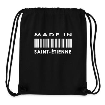 Saint-Étienne - Sac à cordon recyclé Stanley/Stella - noir - Devant