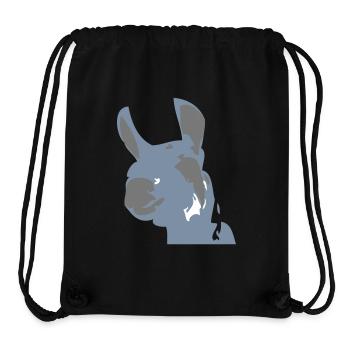 lama - Stanley/Stella recycelter Gym Bag - Schwarz - Vorne