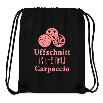 Pfalz - Uffschnitt - Worschd - Wurst - Dialekt -1C - Stanley/Stella recycelter Gym Bag - Schwarz - Vorne