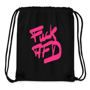 FCK AFD - Stanley/Stella Recycled Gym Bag - black - Front