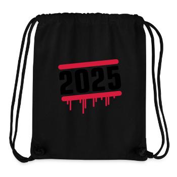 2025 Jahr - Stanley/Stella recycelter Gym Bag - Schwarz - Vorne