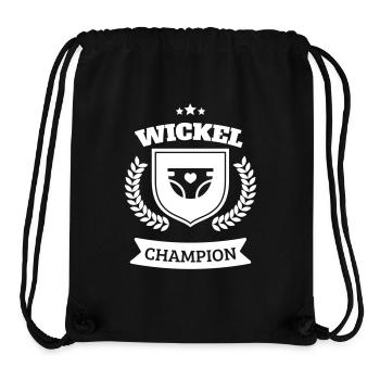 Diaper diaper change champion - Stanley/Stella Recycled Gym Bag - black - Front