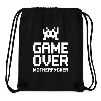 game over motherf*cker - Stanley/Stella Recycled Gym Bag - black - Front