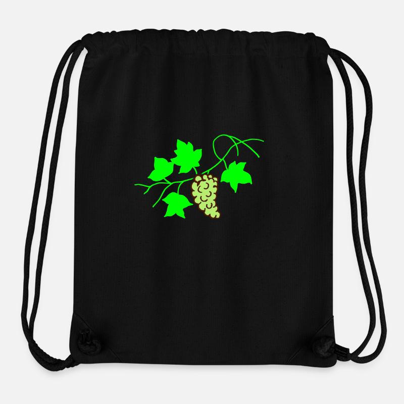 Grapes - Stanley/Stella Recycled Gym Bag - black