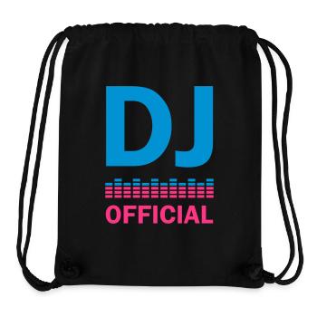 dj official - Stanley/Stella recycelter Gym Bag - Schwarz - Vorne